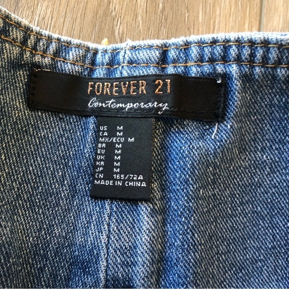 NWT Forever21  high waisted jeans with belt size medium - Picture 4 of 4